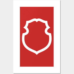 Polish Heraldic Mouth (white) Posters and Art